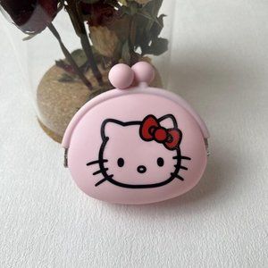 Hello kitty  silicon coin purse.NWT